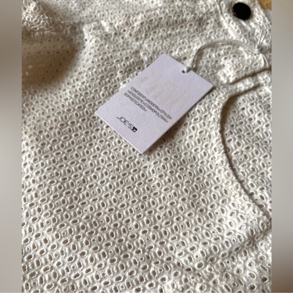 Joe's Jeans super chic white eyelet shorts NWOT